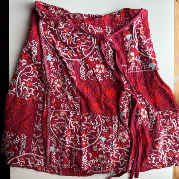 Anthropologie Embroidered Skirt - Picture 1 of 6